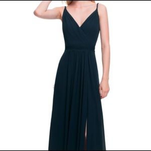 Bill Levkoff 7021 Navy size 6 dress NWT